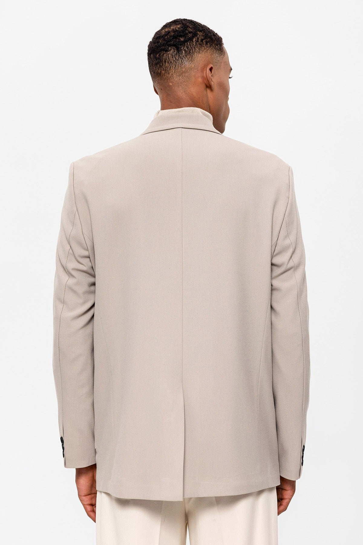 Antioch Men's Double-Breasted Blazer with Side Pockets