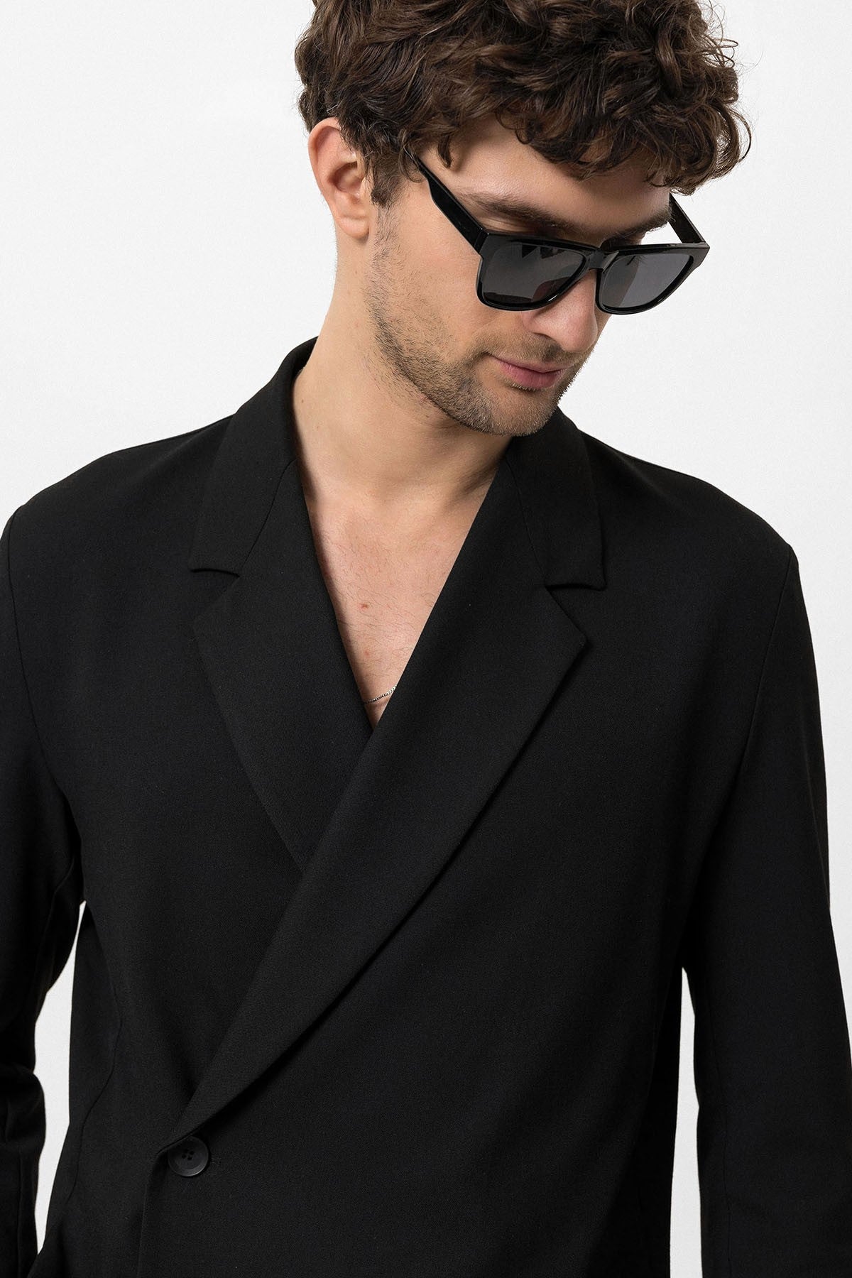Antioch Double-Breasted Men's Blazer with Hidden Pockets