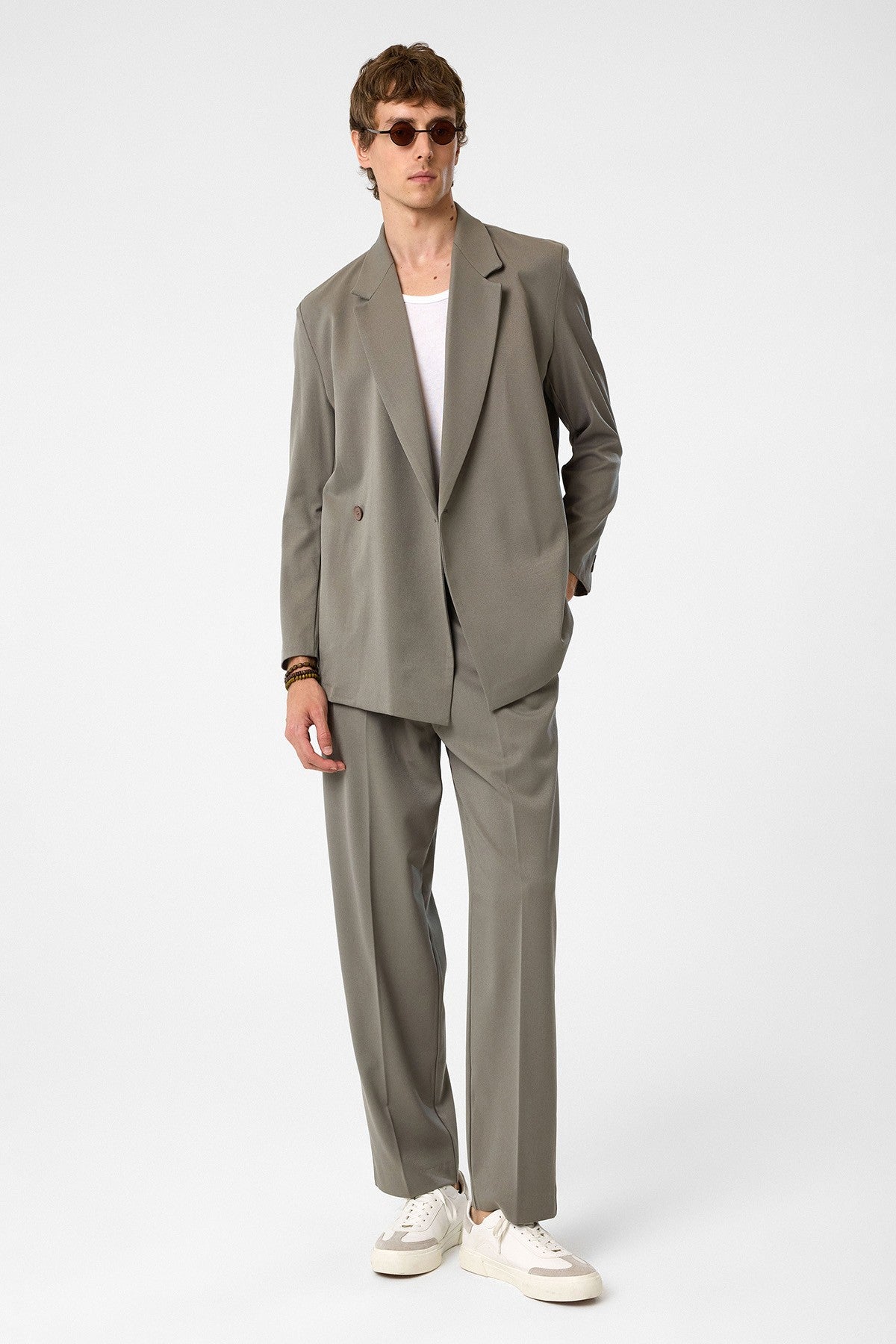 Antioch Double-Breasted Men's Blazer with Hidden Pockets