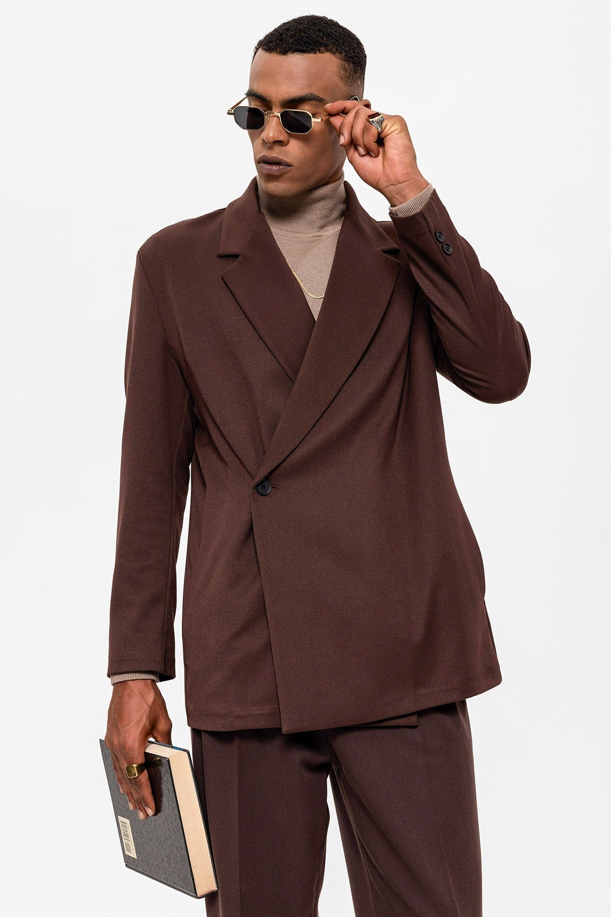 Antioch Double-Breasted Men's Blazer with Hidden Pockets
