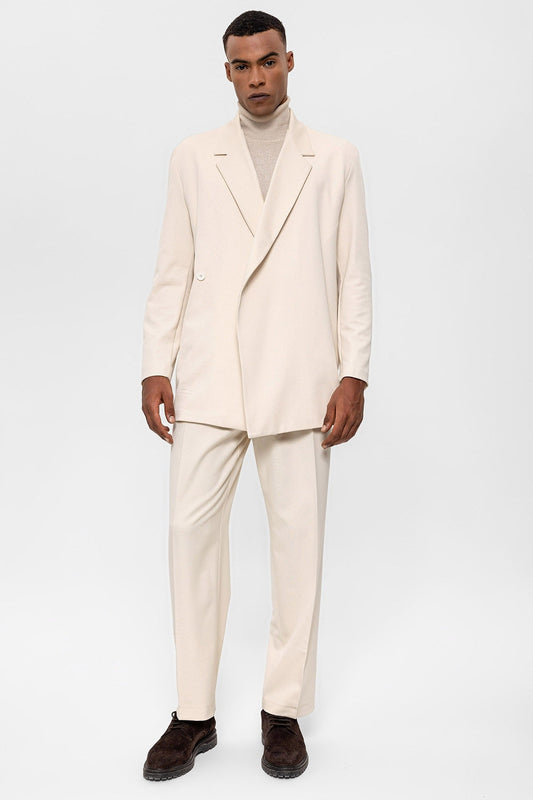 Antioch Double-Breasted Men's Blazer with Hidden Pockets