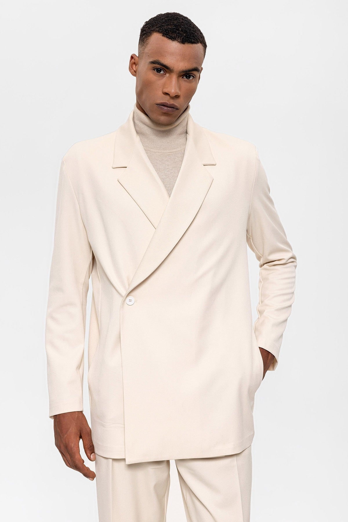 Antioch Double-Breasted Men's Blazer with Hidden Pockets