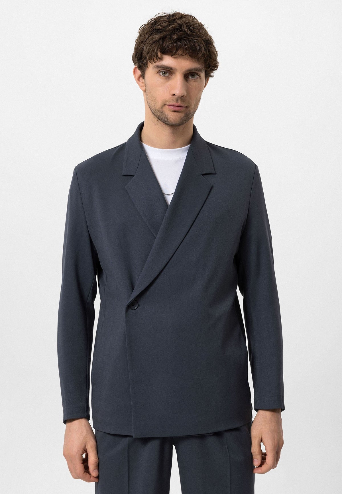 Antioch Double-Breasted Men's Blazer with Hidden Pockets