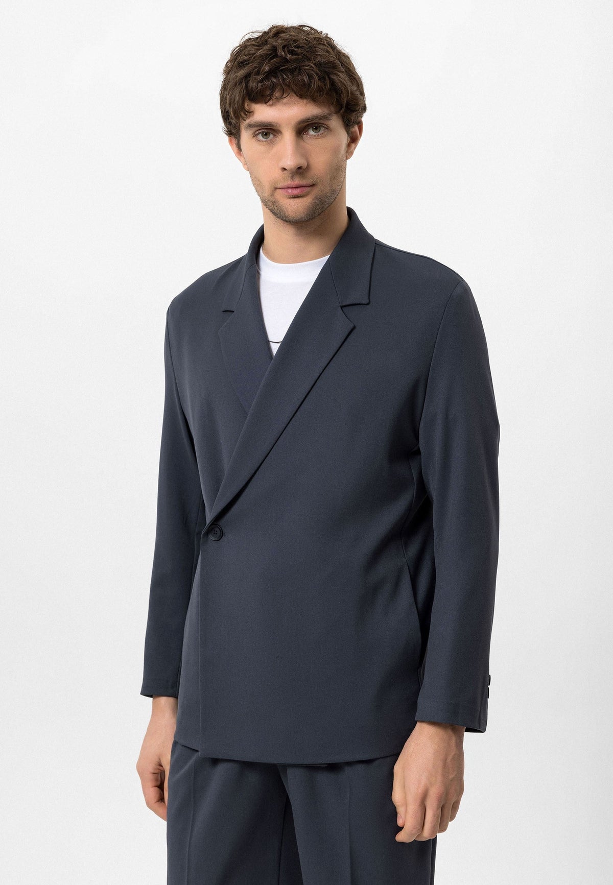 Antioch Double-Breasted Men's Blazer with Hidden Pockets