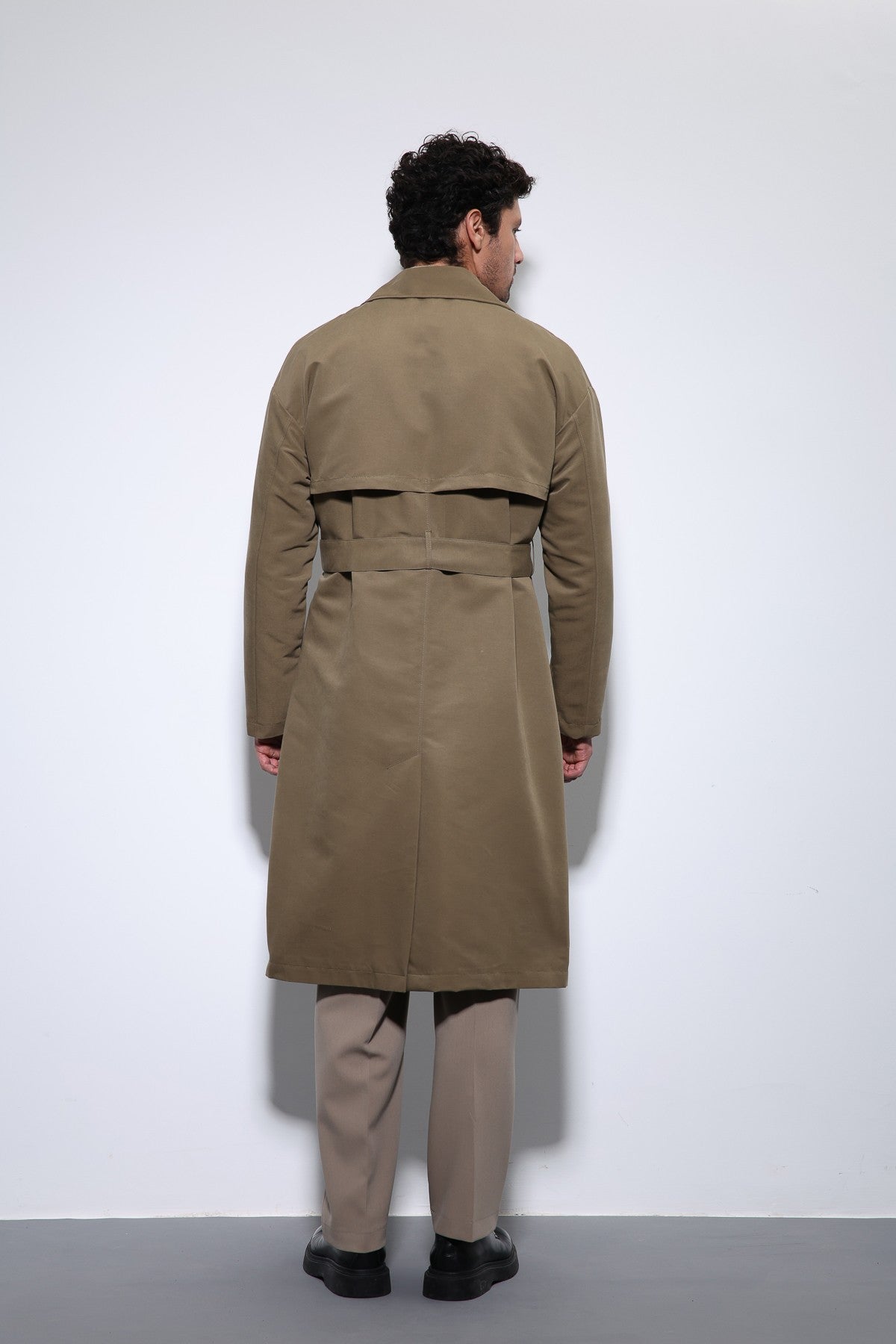 Antioch Cross-Over Belted Trench Coat