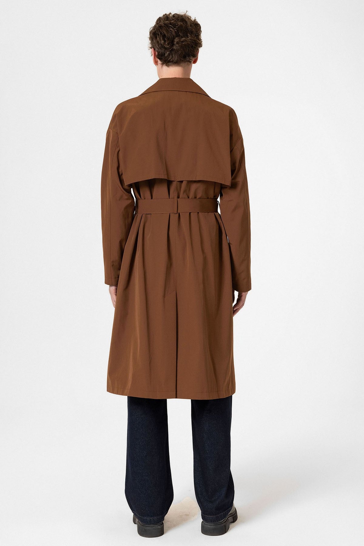 Antioch Cross-Over Belted Trench Coat
