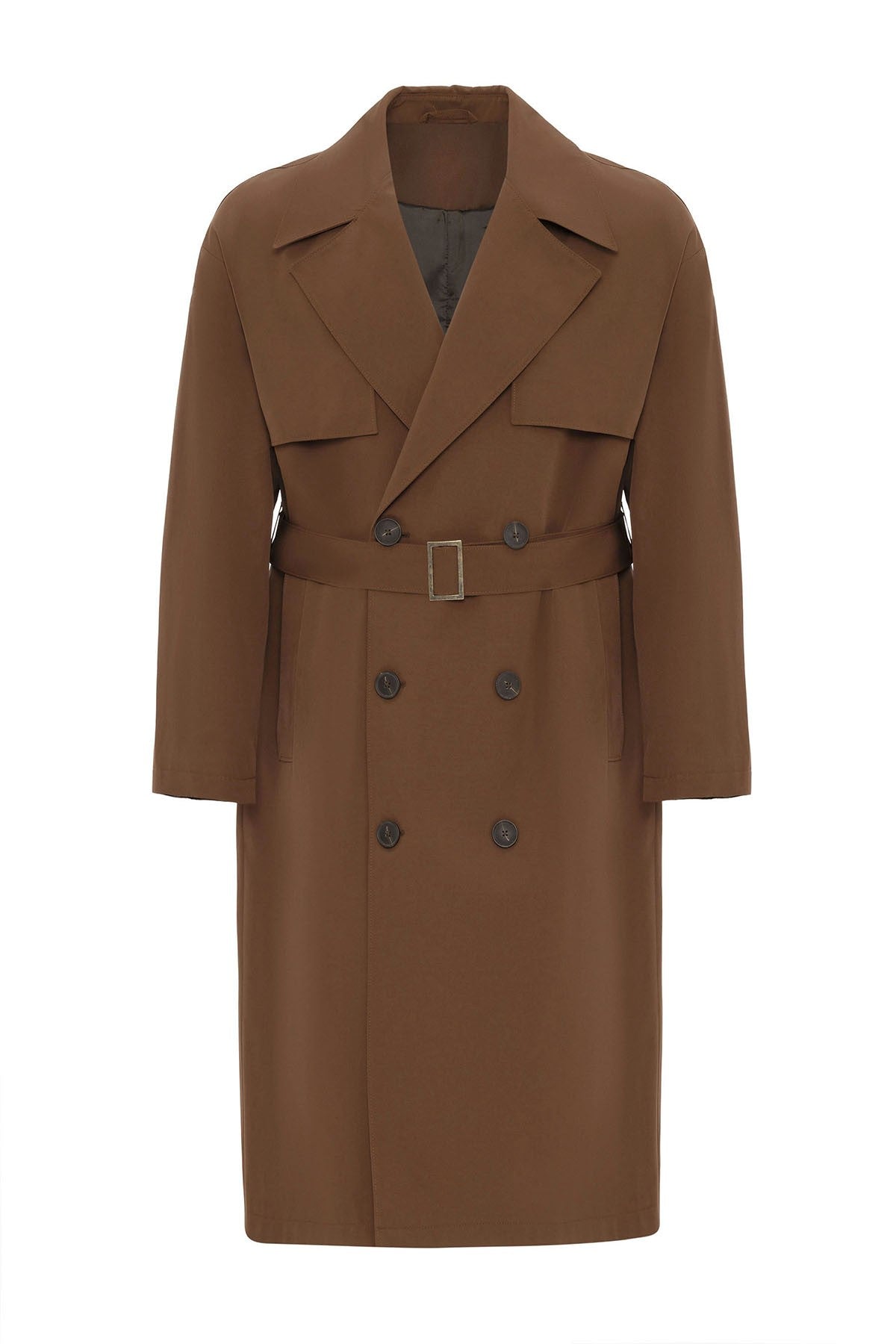 Antioch Cross-Over Belted Trench Coat
