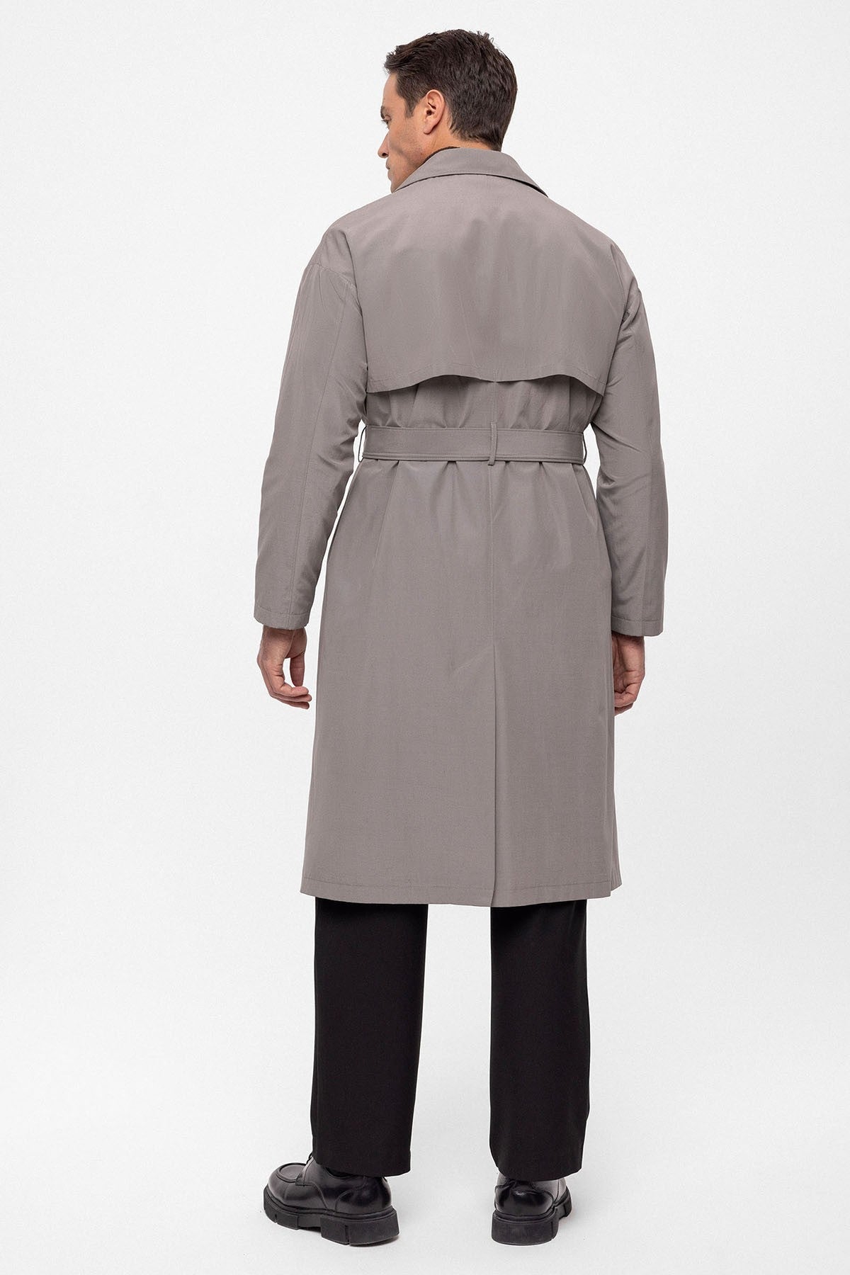 Antioch Cross-Over Belted Trench Coat