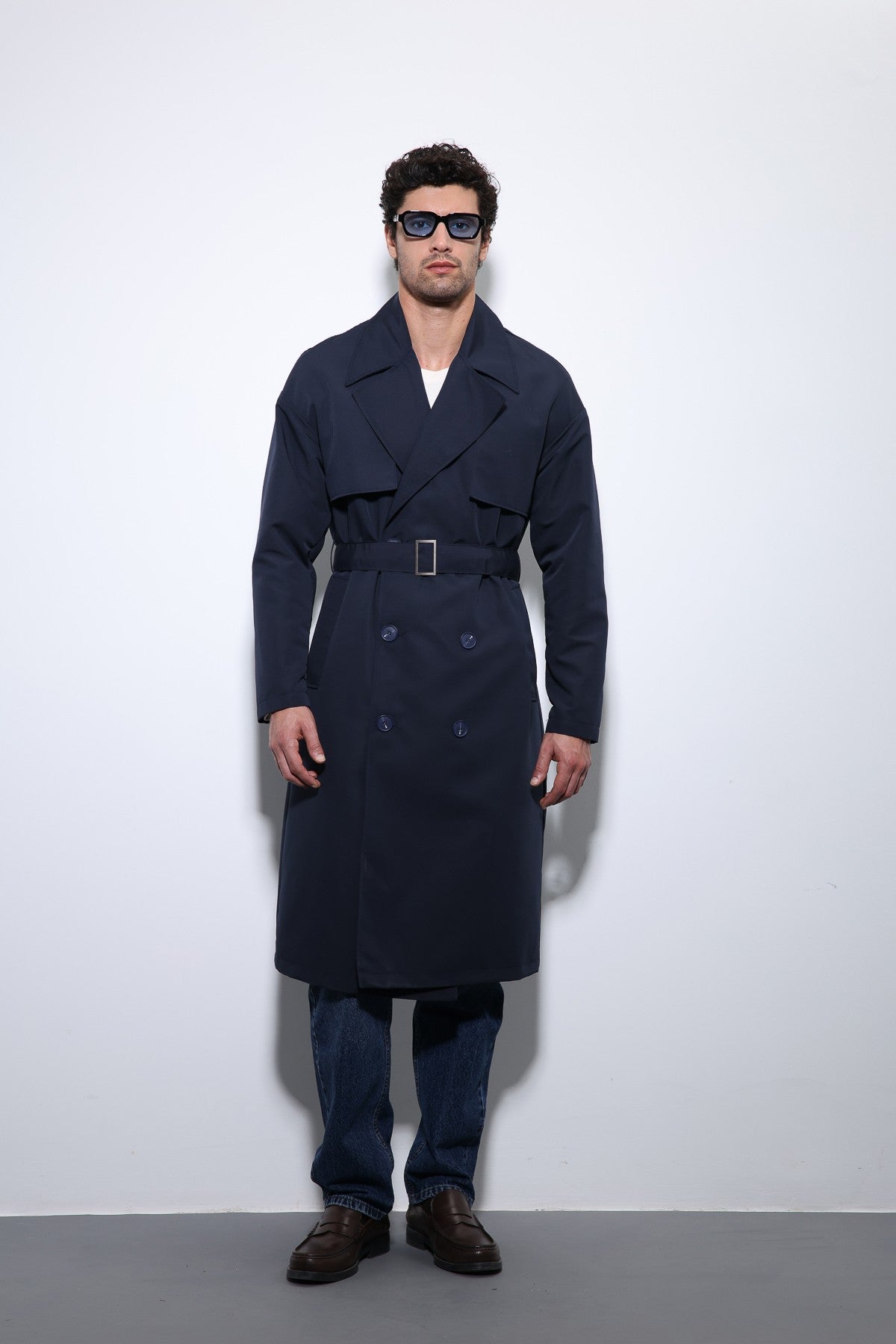 Antioch Cross-Over Belted Trench Coat