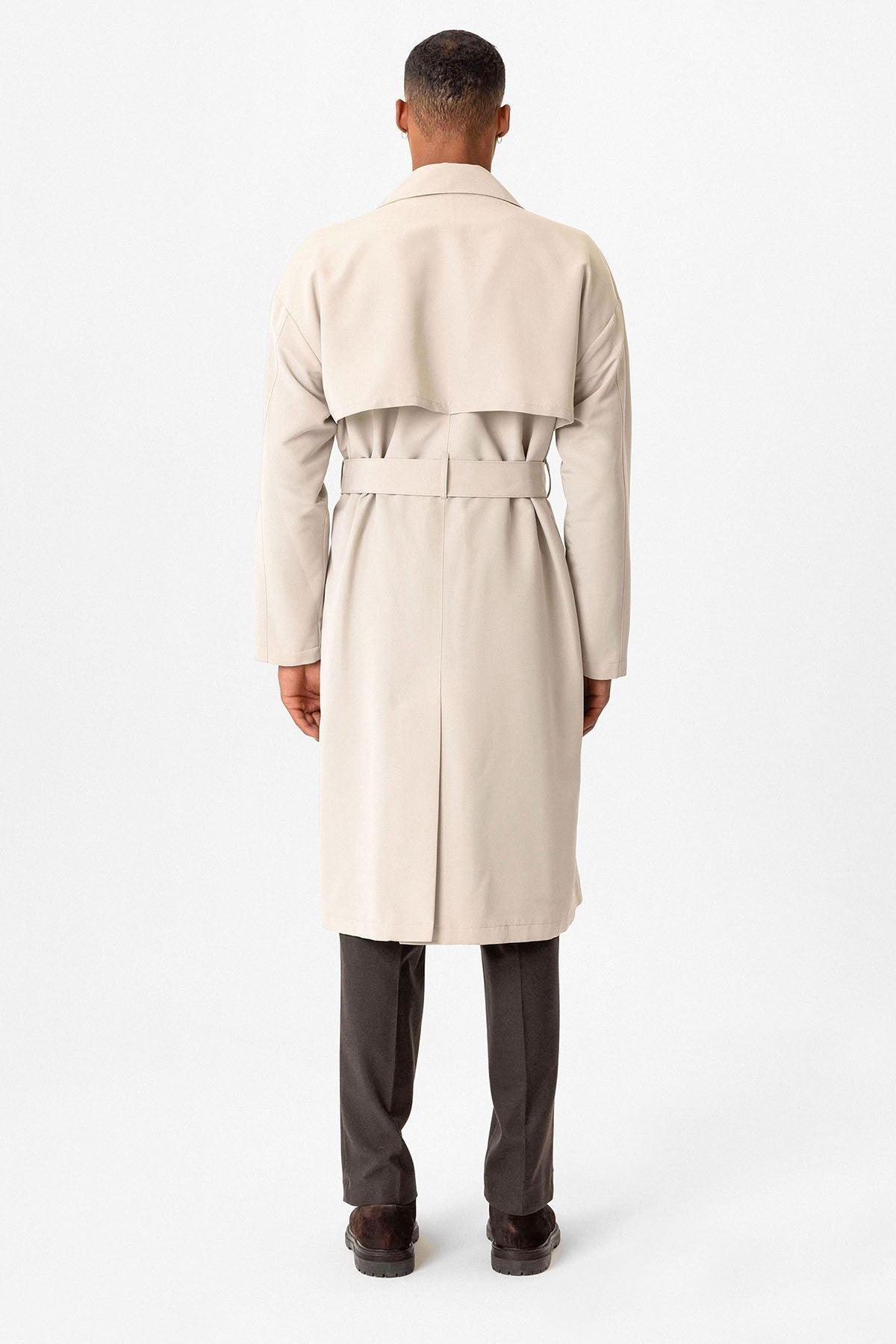 Antioch Cross-Over Belted Trench Coat