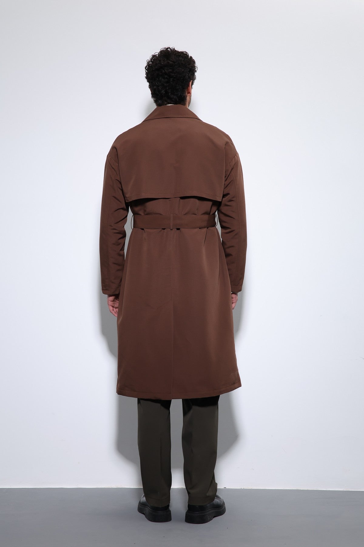 Antioch Cross-Over Belted Trench Coat