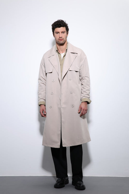 Antioch Cross-Over Belted Trench Coat