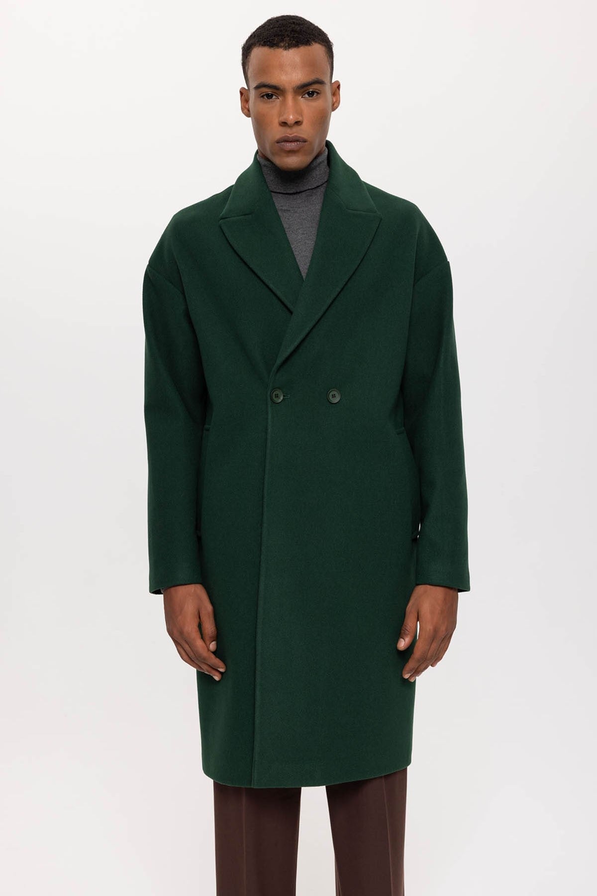 Antioch Oversized Double-Breasted Men's Coat