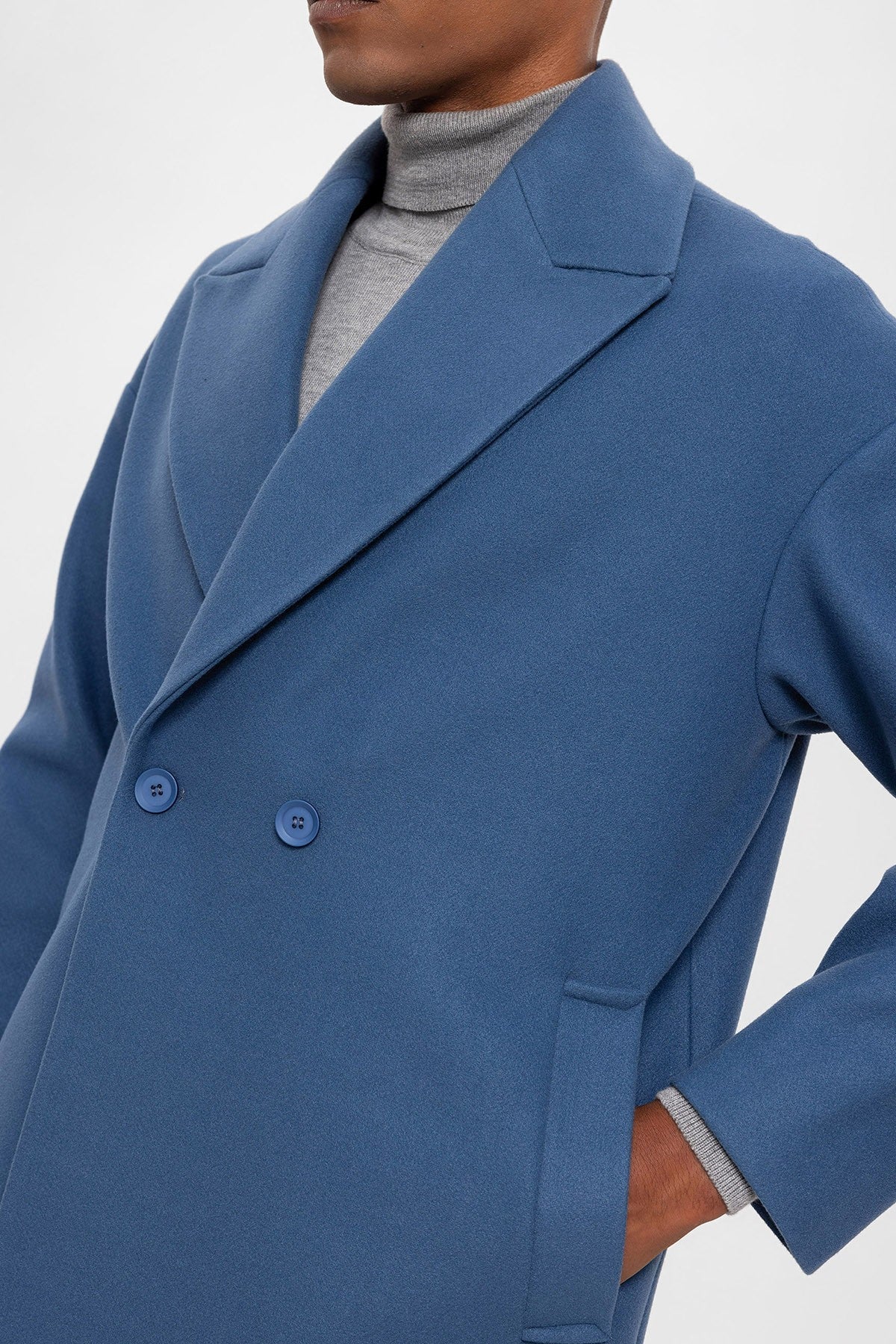 Antioch Oversized Double-Breasted Men's Coat