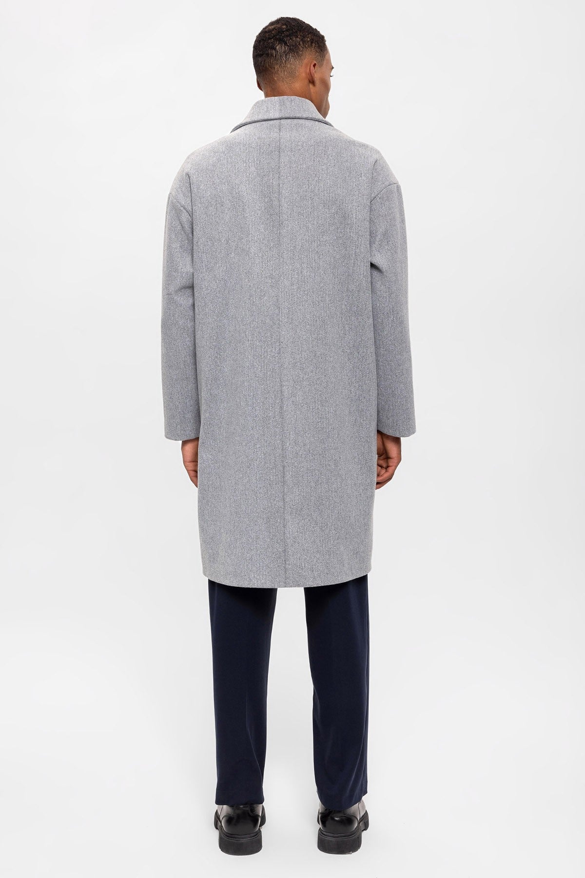 Antioch Oversized Double-Breasted Men's Coat