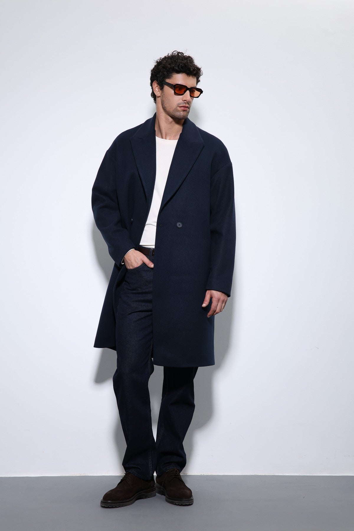 Antioch Oversized Double-Breasted Men's Coat