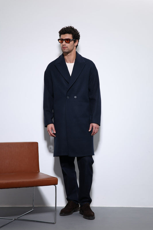 Antioch Oversized Double-Breasted Men's Coat