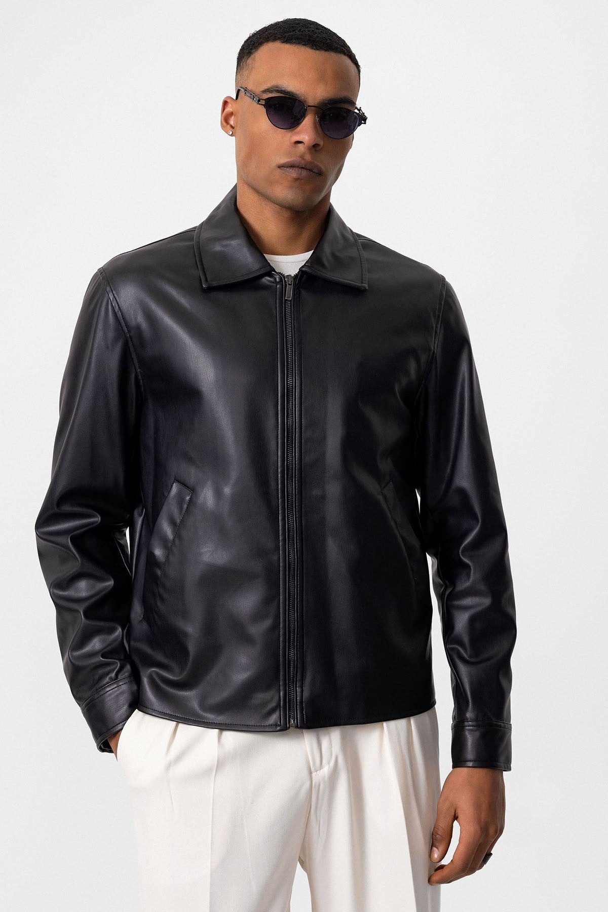 Antioch Faux Leather Men's Jacket