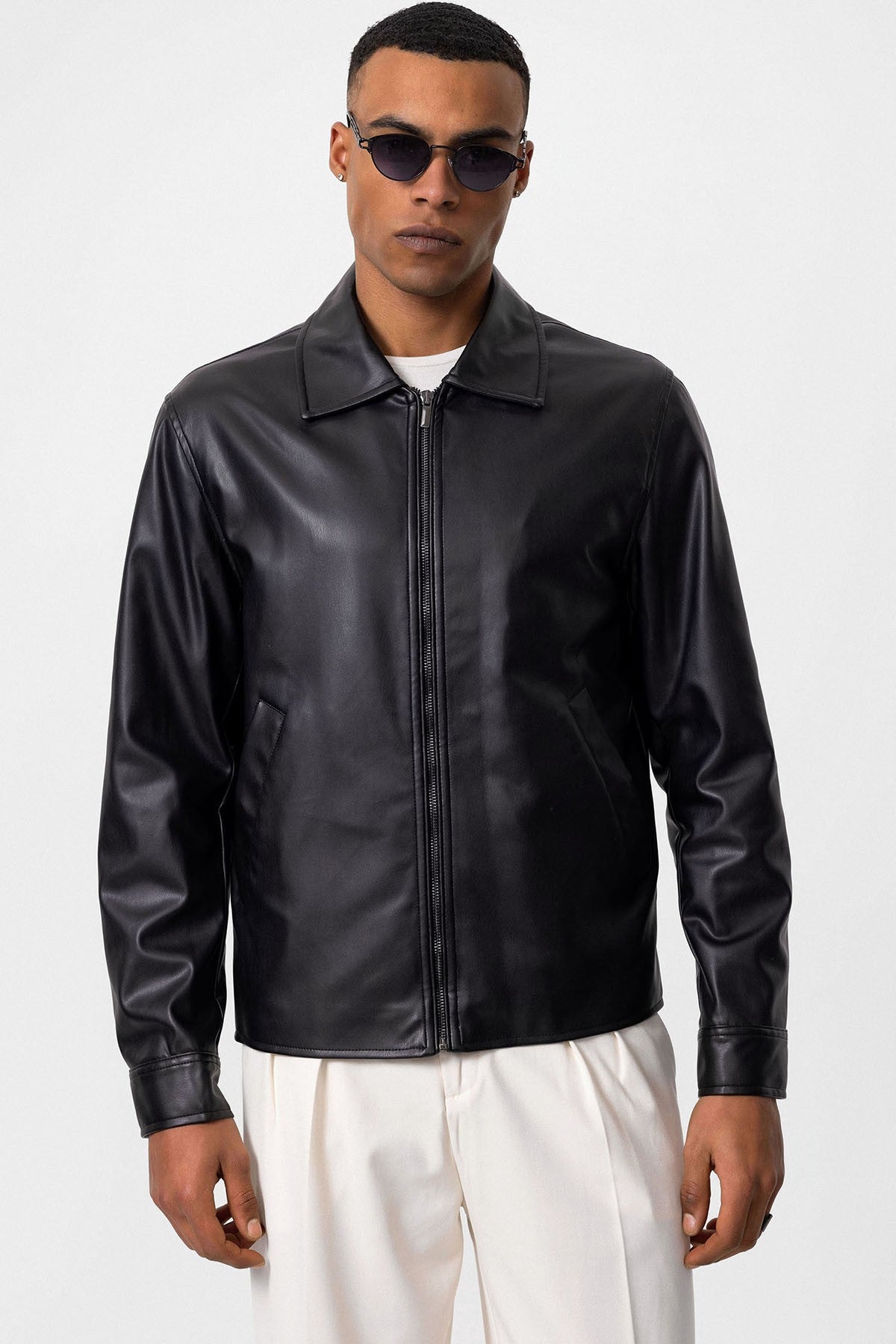 Antioch Faux Leather Men's Jacket