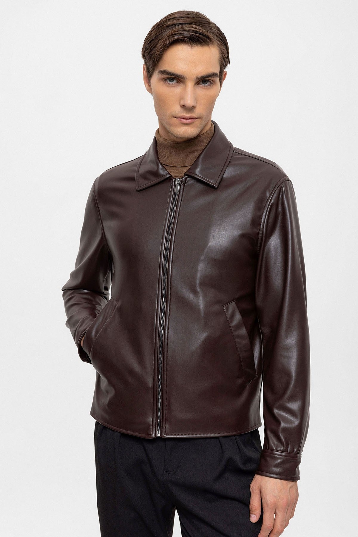Antioch Faux Leather Men's Jacket