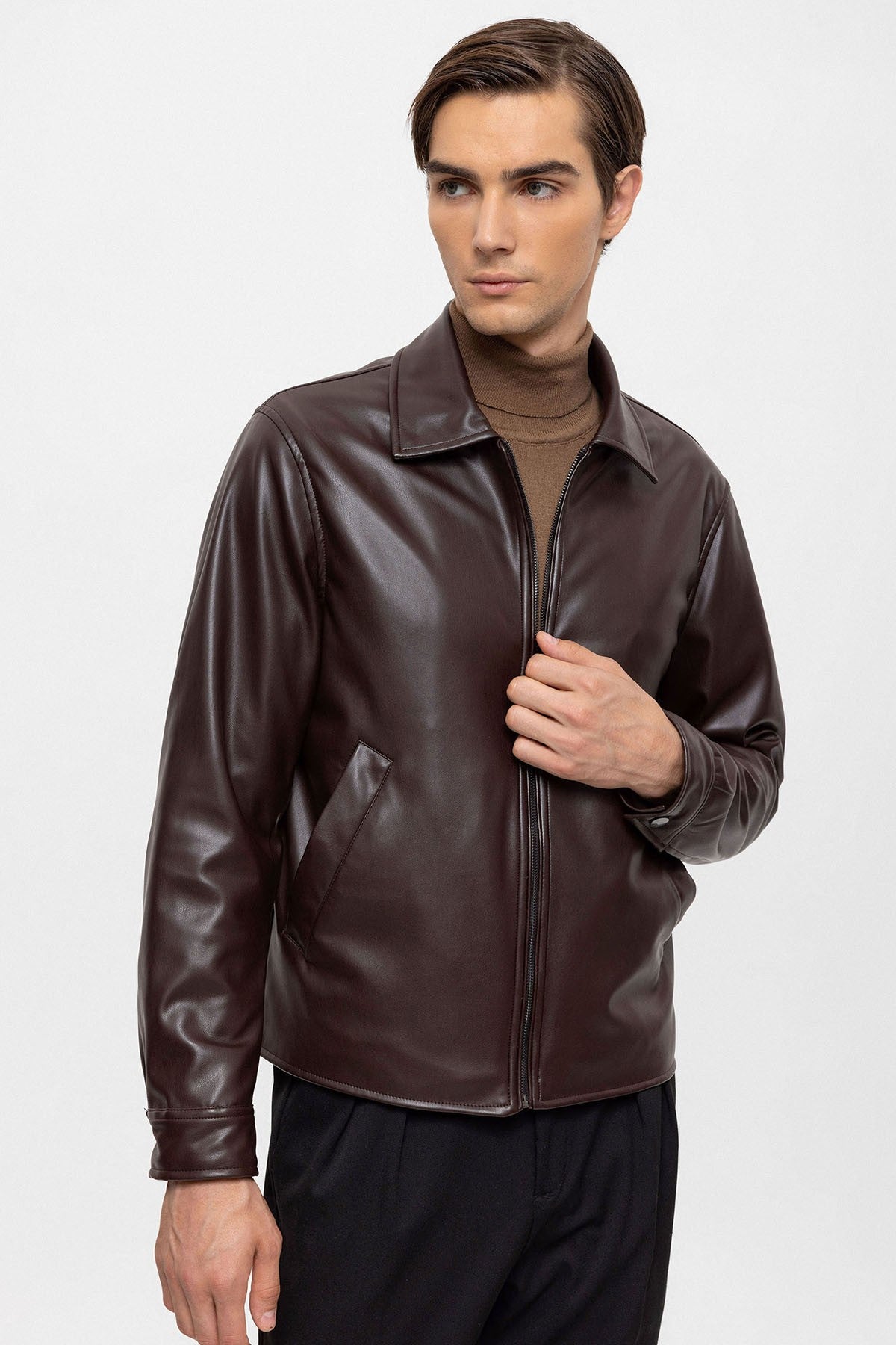 Antioch Faux Leather Men's Jacket