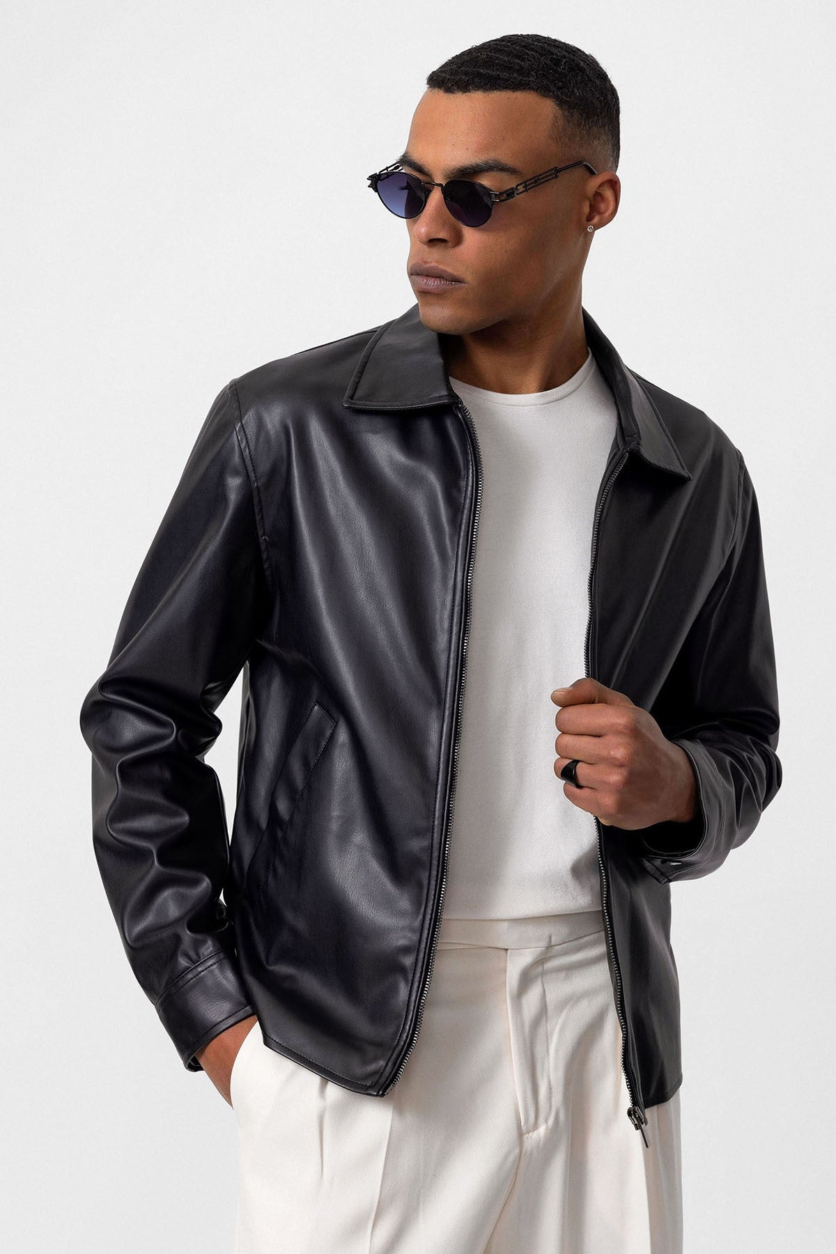 Antioch Faux Leather Men's Jacket