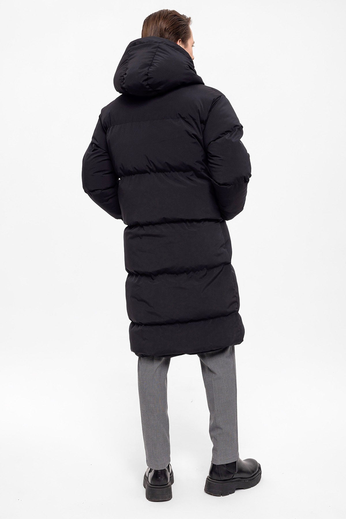 Antioch Long Hooded Puffer Jacket