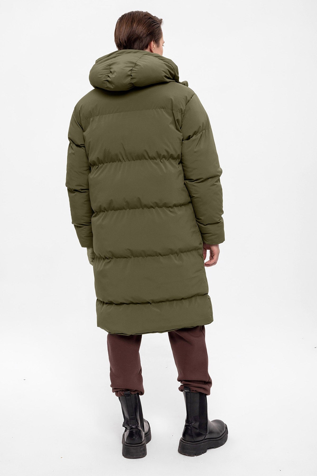 Antioch Long Hooded Puffer Jacket