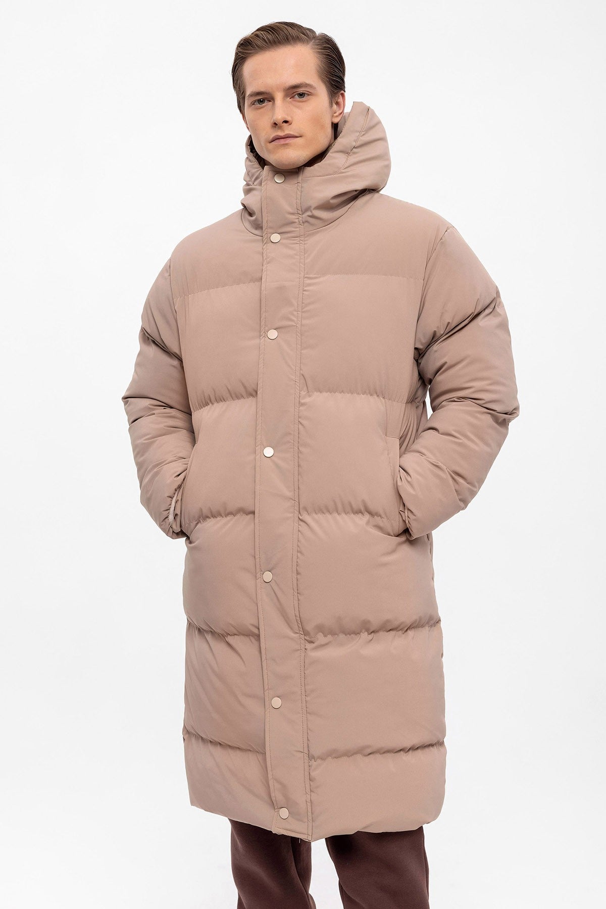 Antioch Long Hooded Puffer Jacket