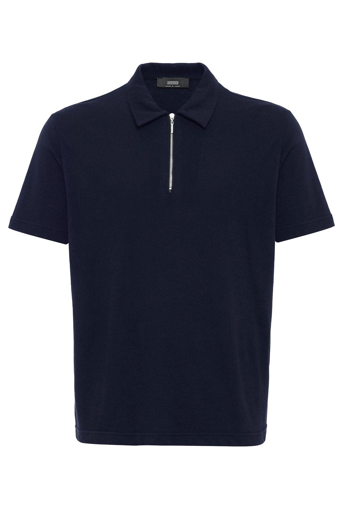 Antioch Polo-Neck Zipper Men's T-Shirt