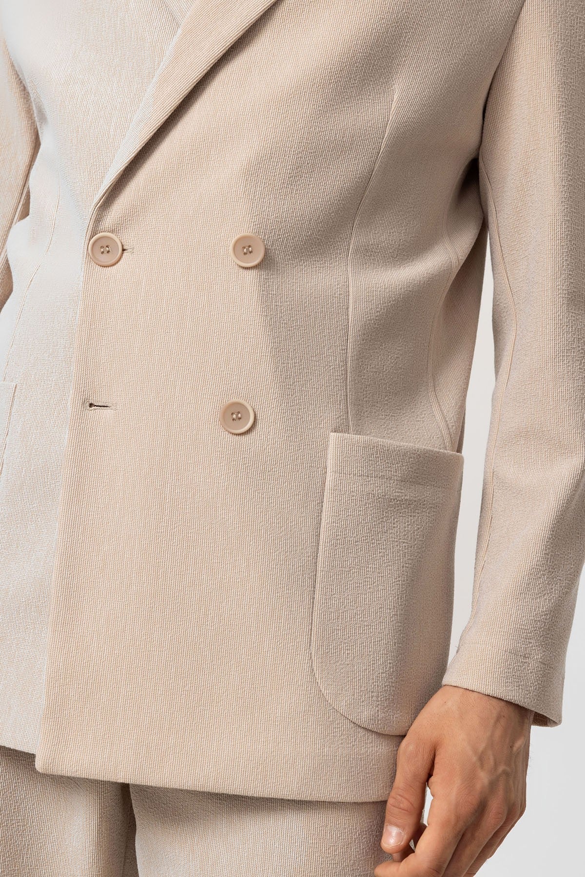 Antioch Cross-Over Collar Relaxed-Fit Men's Suit