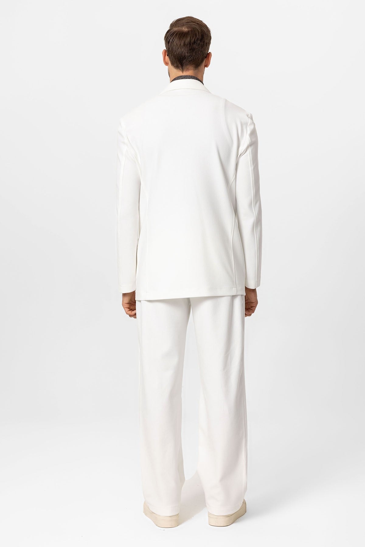 Antioch Cross-Over Collar Relaxed-Fit Men's Suit