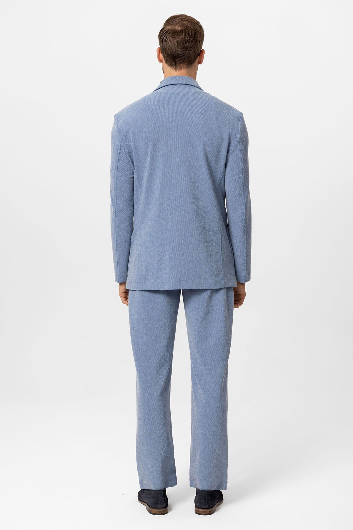 Antioch Cross-Over Collar Relaxed-Fit Men's Suit