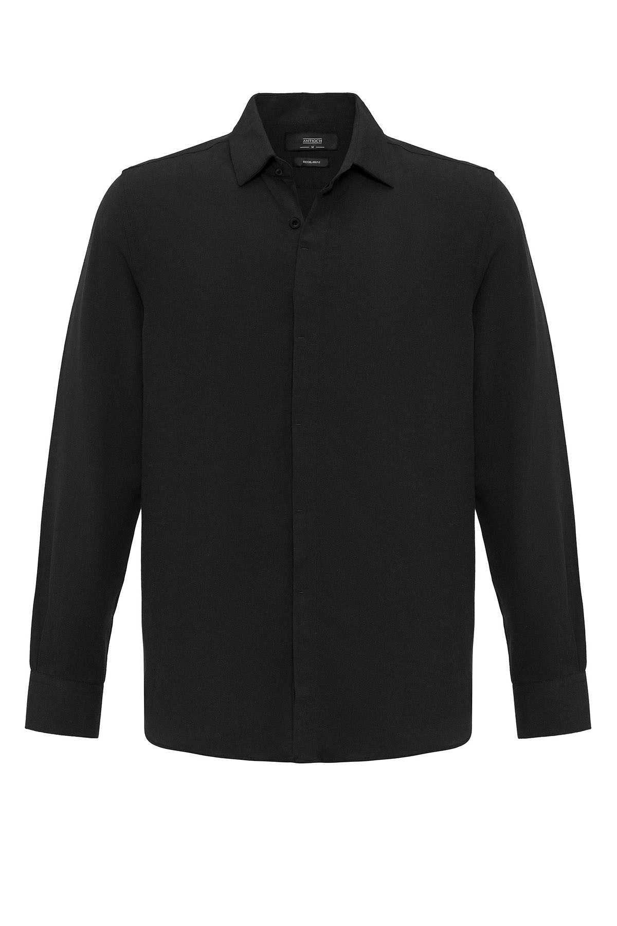 Antioch Hidden-Button Linen-Blend Men's Shirt