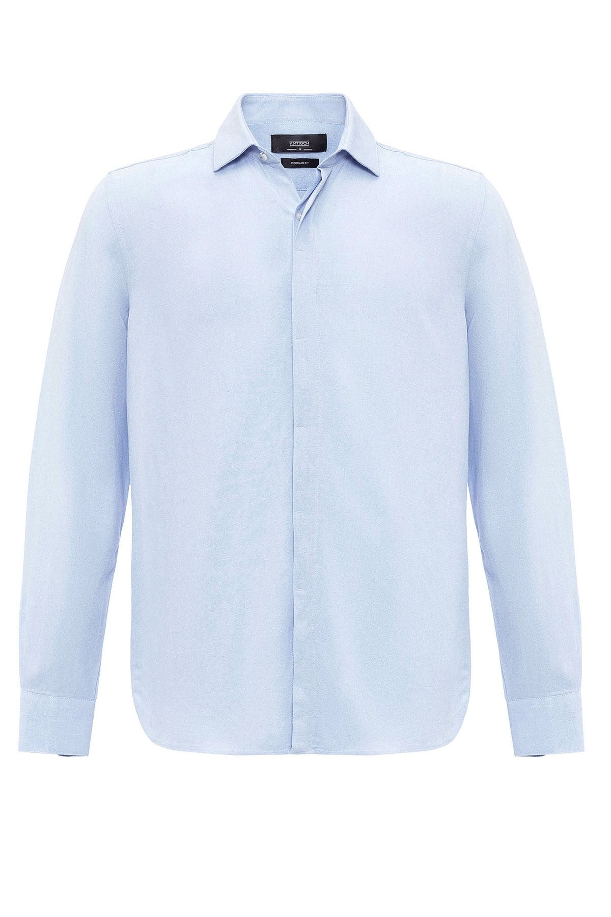 Antioch Hidden-Button Linen-Blend Men's Shirt
