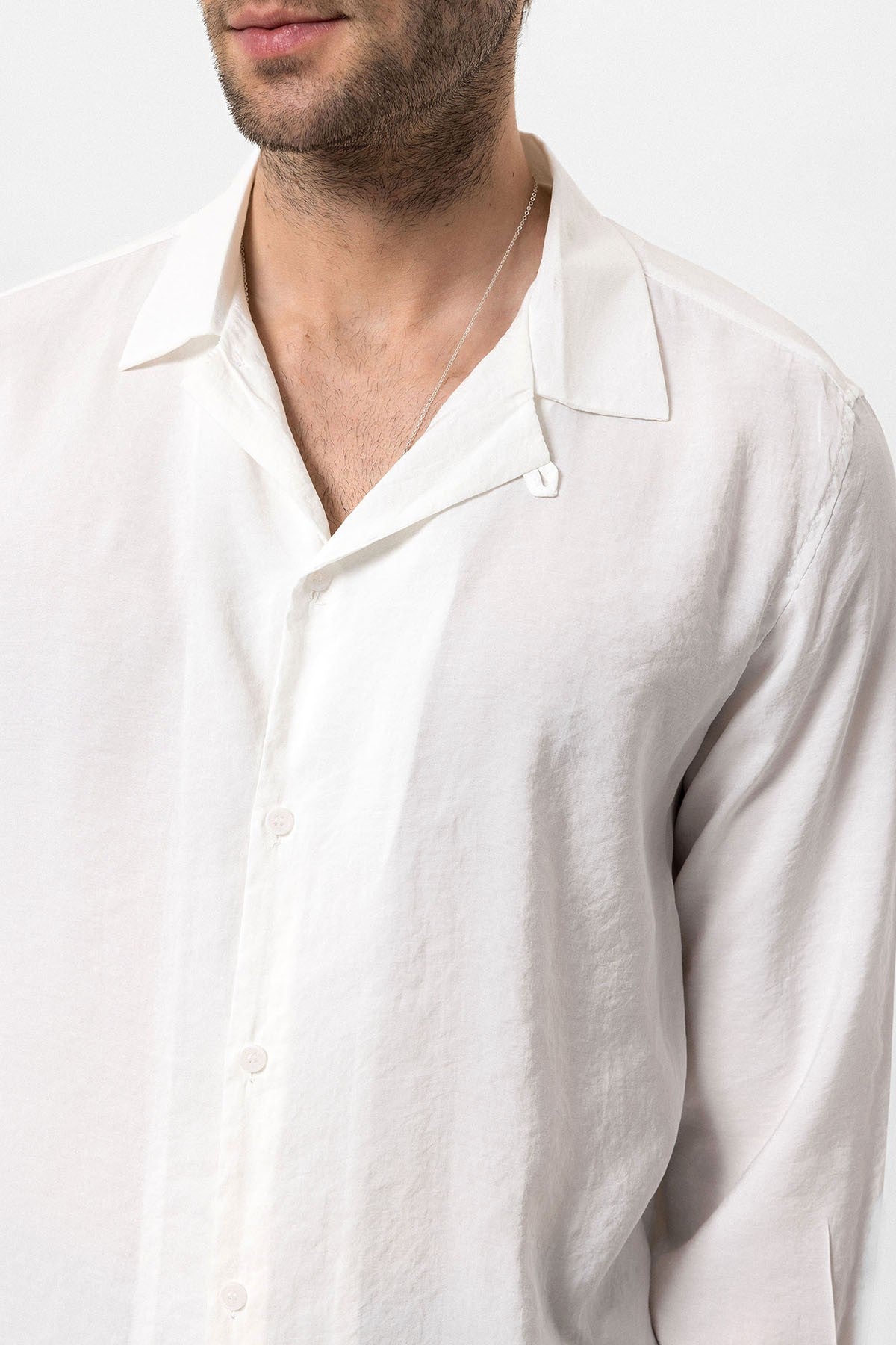 Antioch Apache Collar Long-Sleeve Men's Shirt