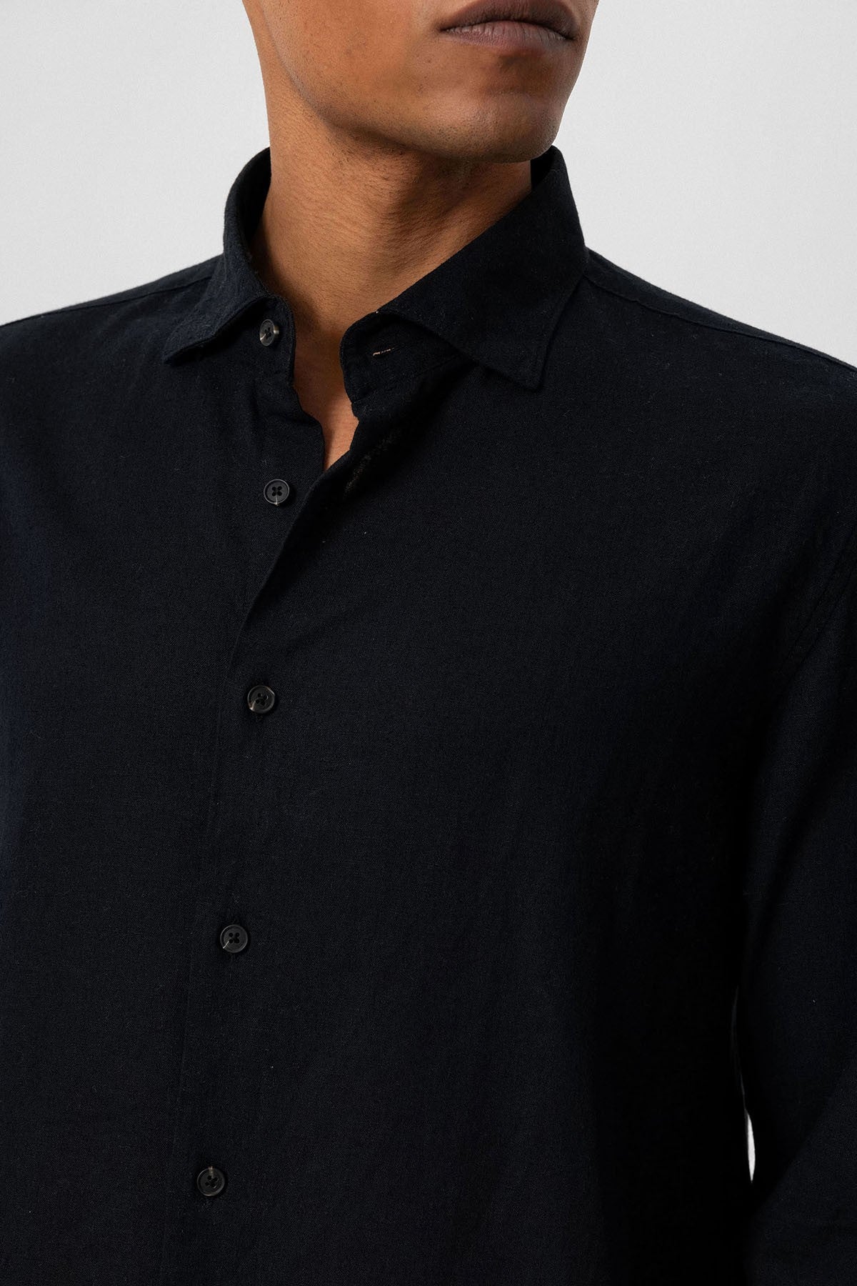 Men's Linen-Blend Shirt