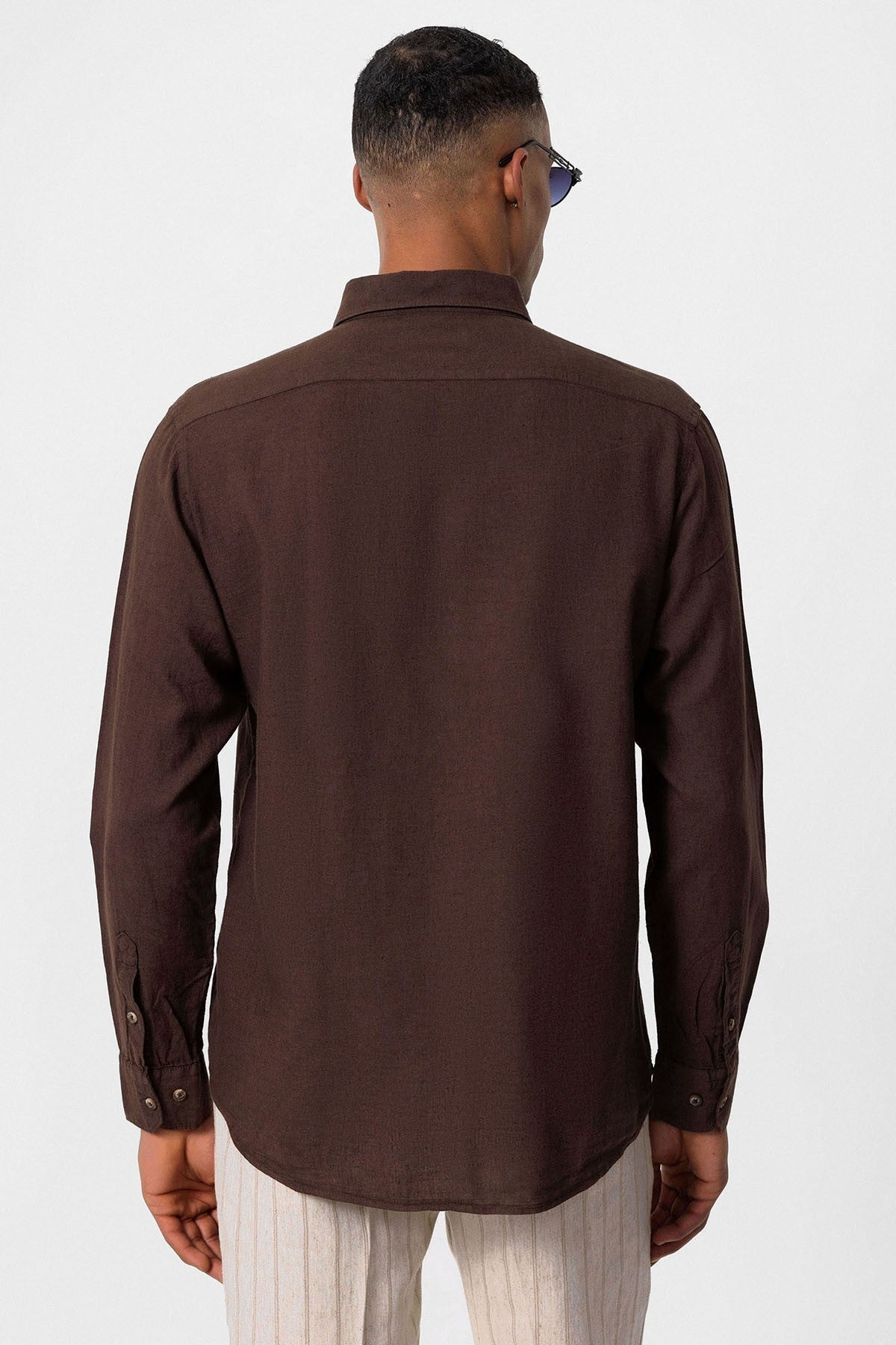 Men's Linen-Blend Shirt
