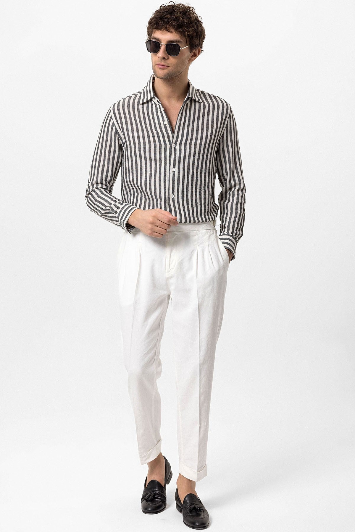 Antioch Contrast-Striped Men's Shirt