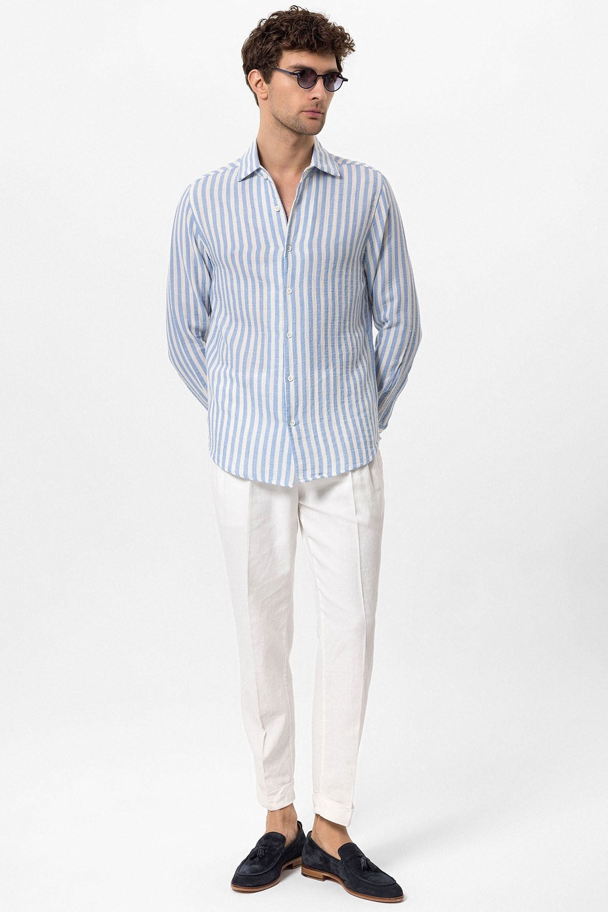 Antioch Contrast-Striped Men's Shirt