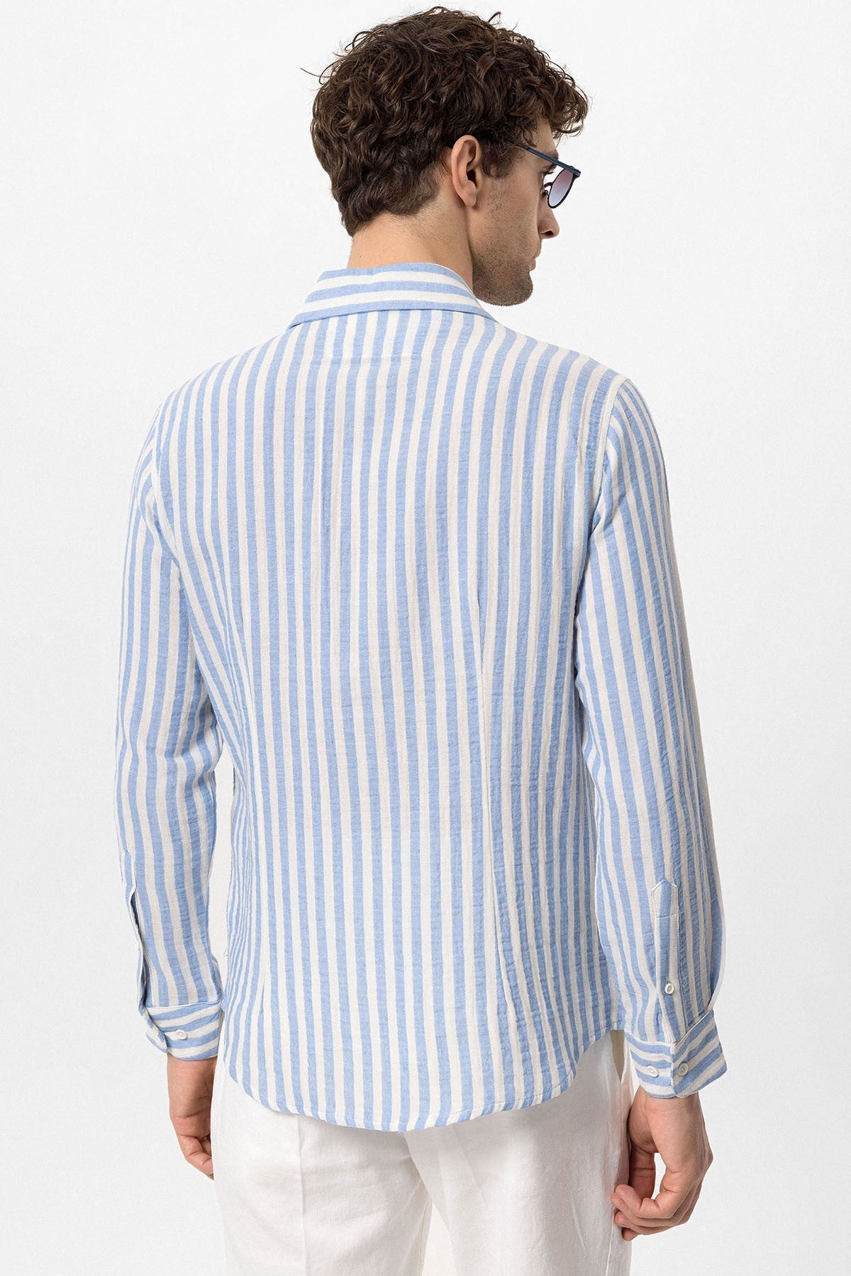 Antioch Contrast-Striped Men's Shirt