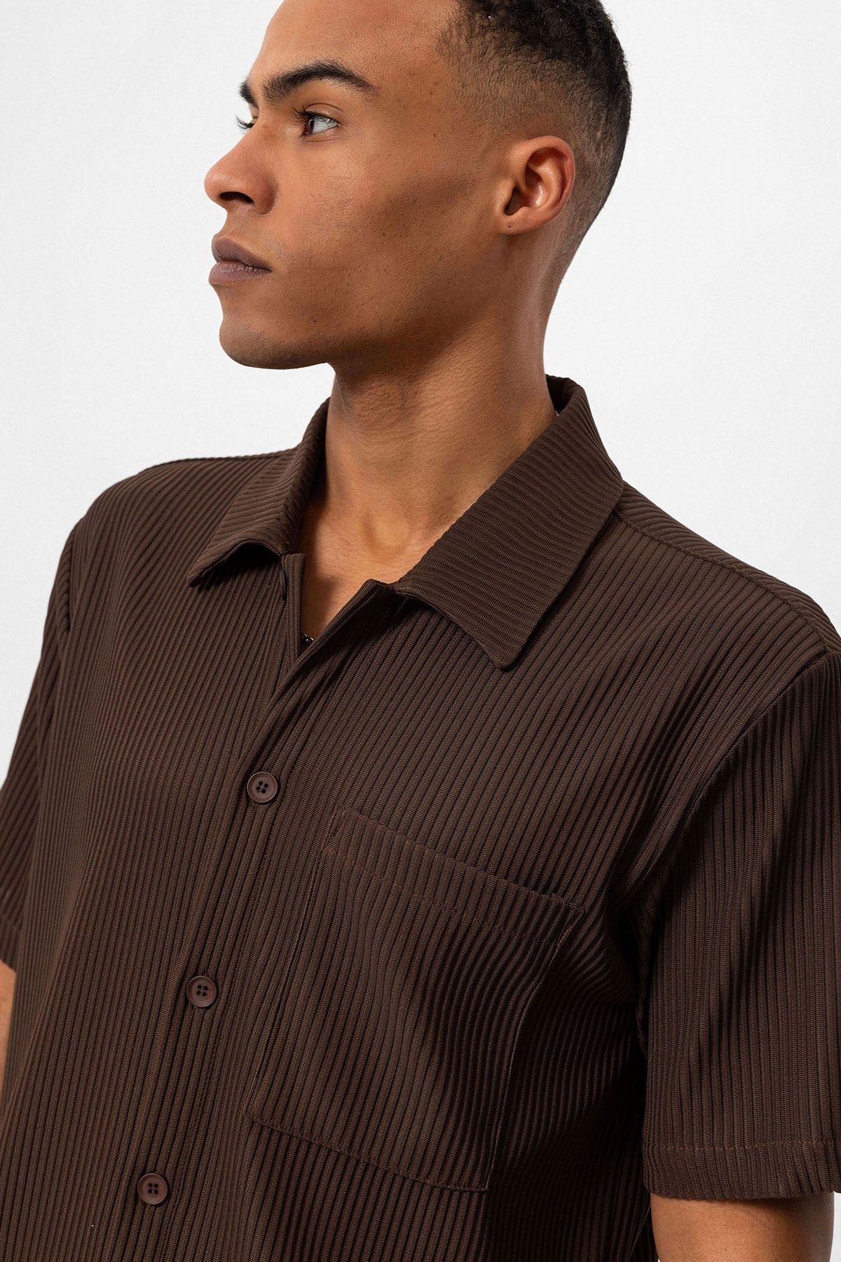 Antioch Ribbed Short-Sleeve Men's Shirt