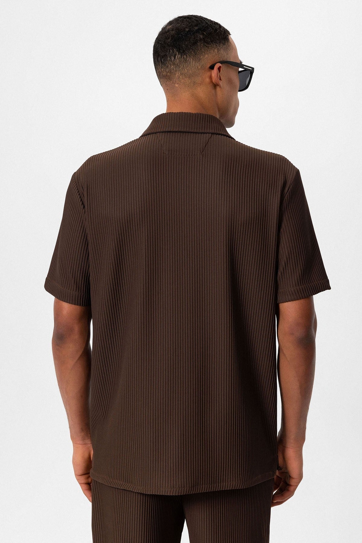 Antioch Ribbed Short-Sleeve Men's Shirt
