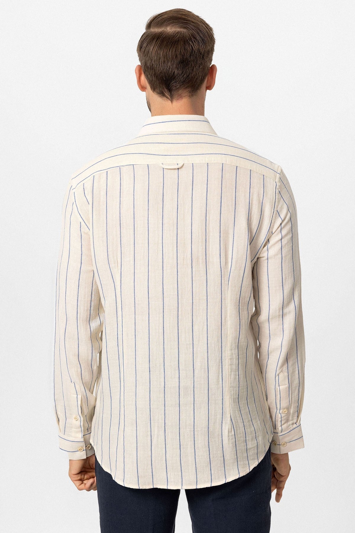 Antioch Slim-Fit Striped Men's Shirt