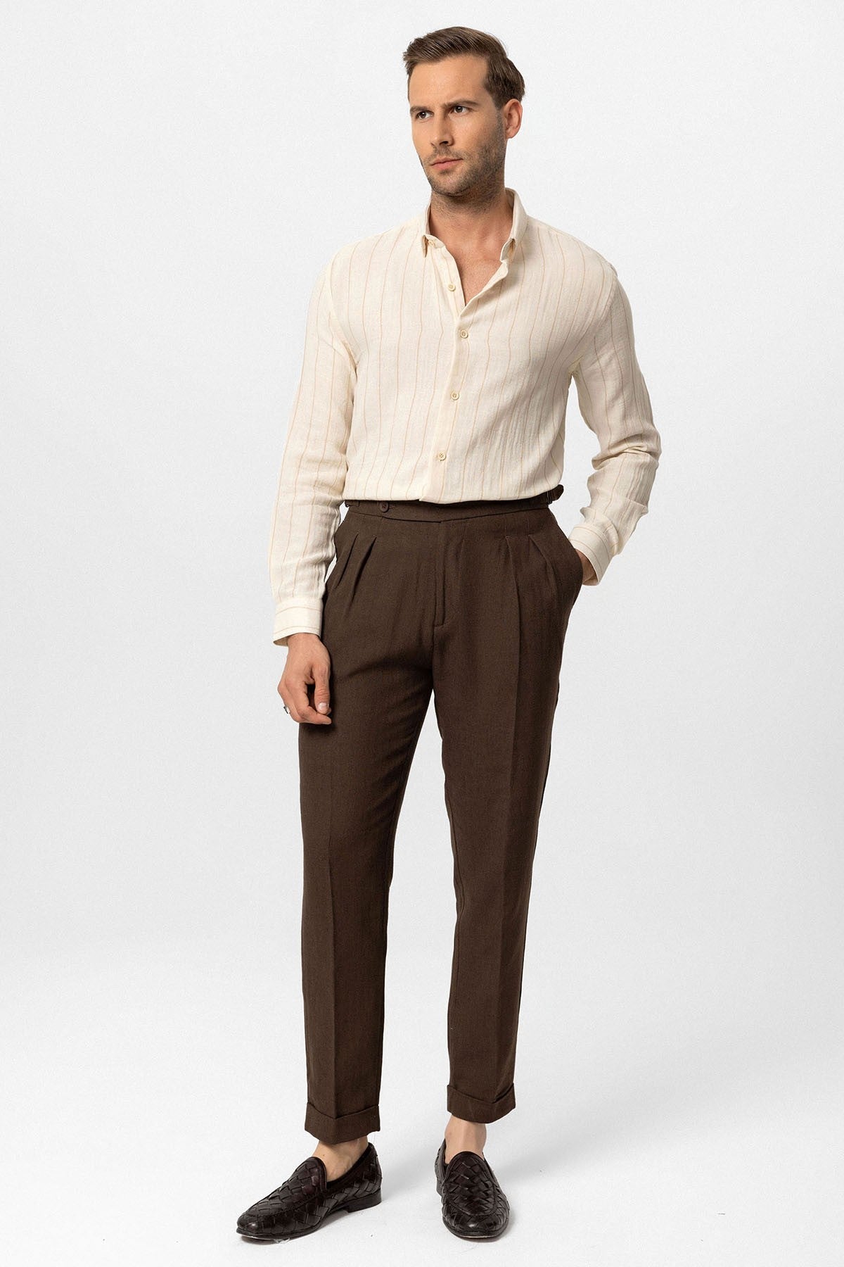 Antioch Slim-Fit Striped Men's Shirt