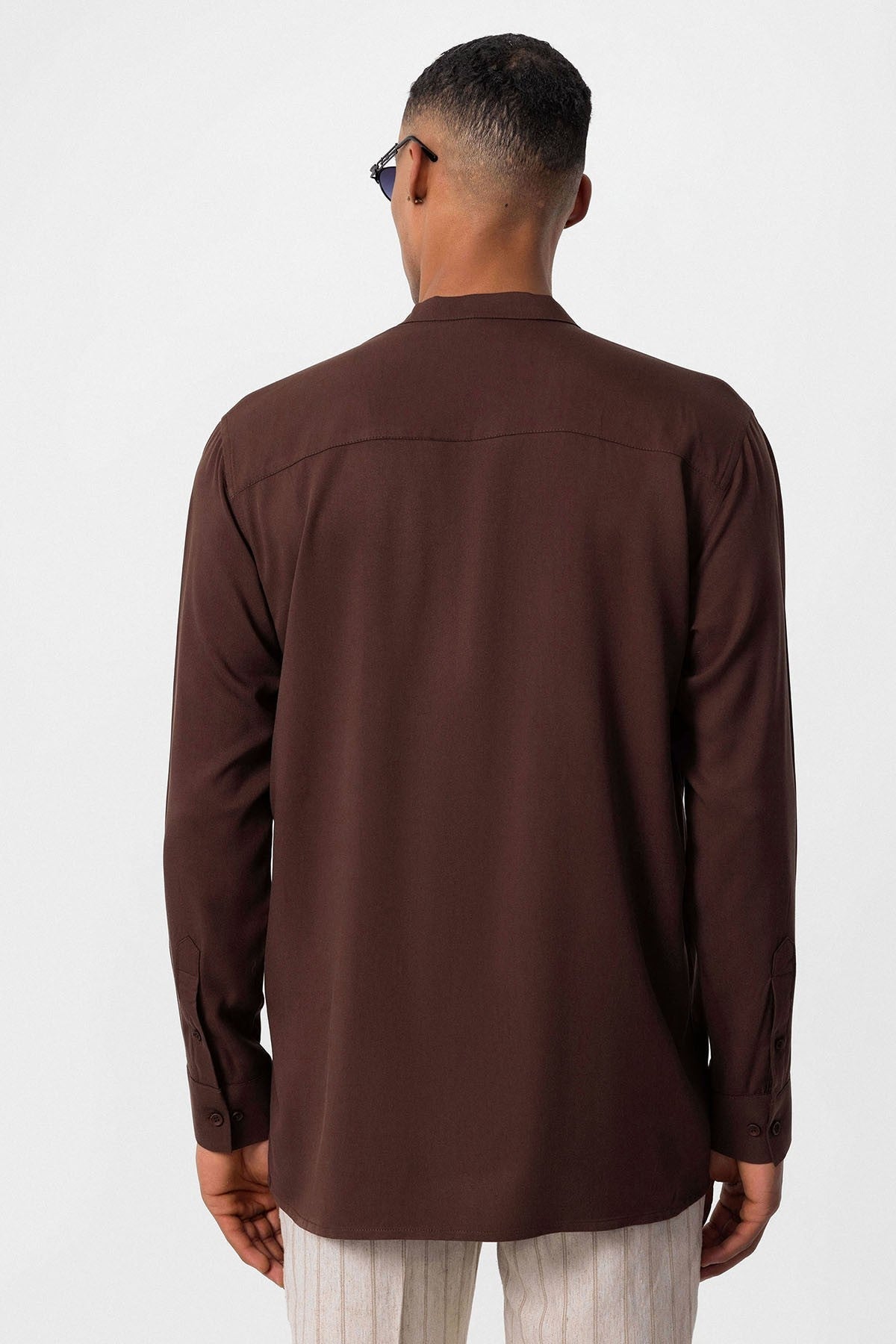 Antioch Hakim Yaka Regular-Fit Men's Shirt
