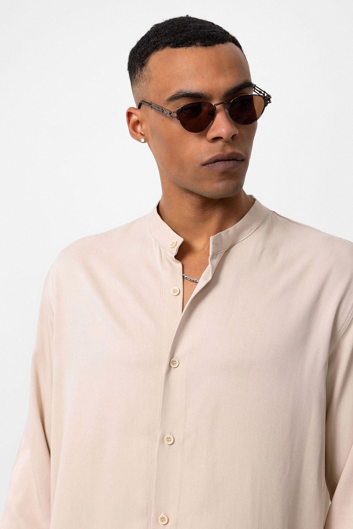 Antioch Hakim Yaka Regular-Fit Men's Shirt