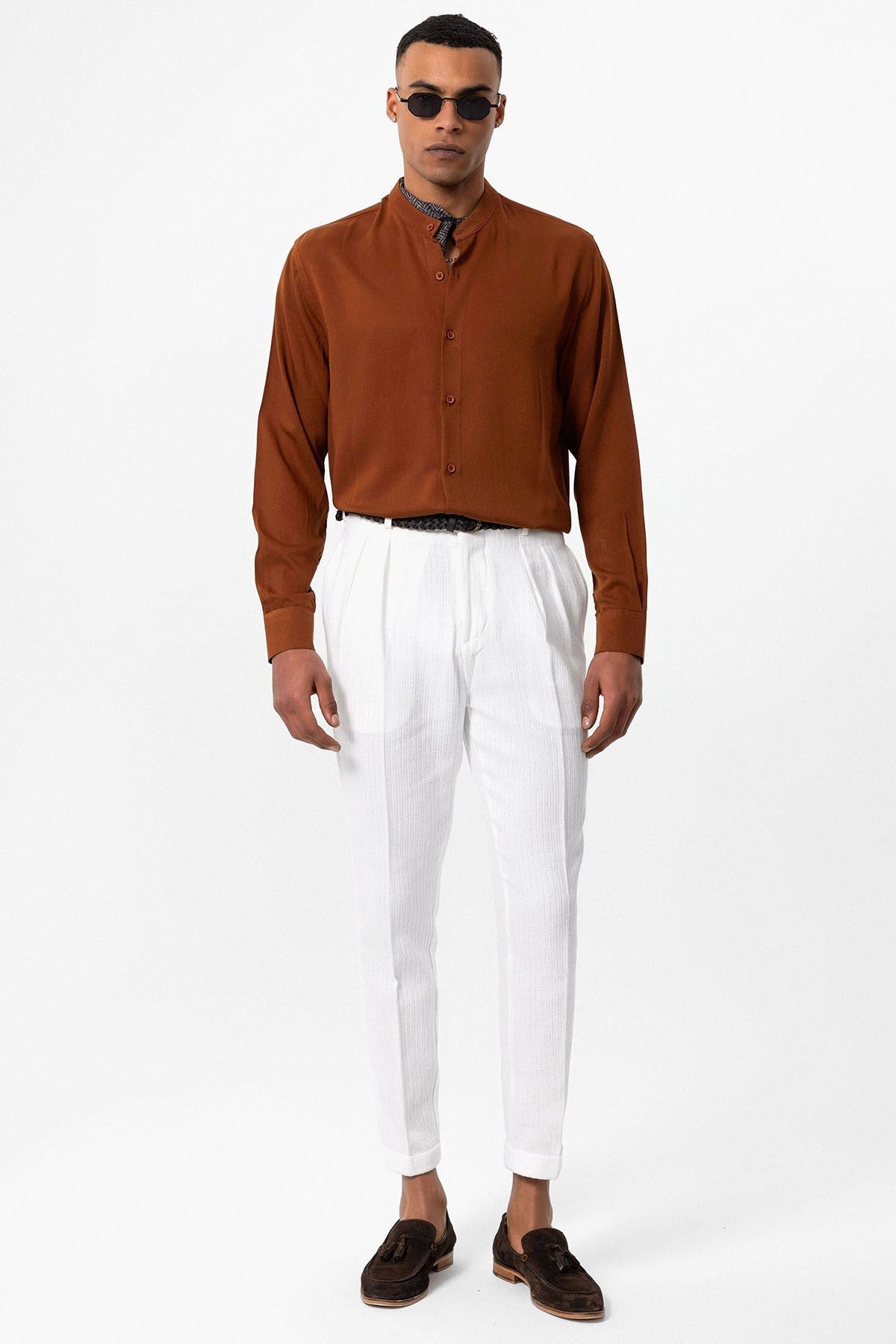 Antioch Hakim Yaka Regular-Fit Men's Shirt