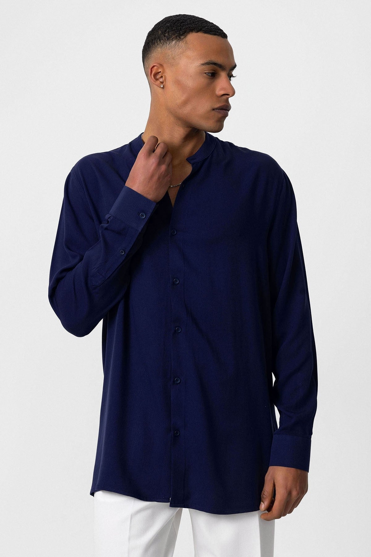 Antioch Hakim Yaka Regular-Fit Men's Shirt