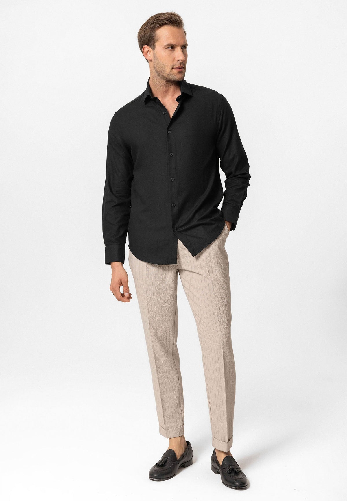 Antioch Long-Sleeve Slim-Fit Men's Shirt